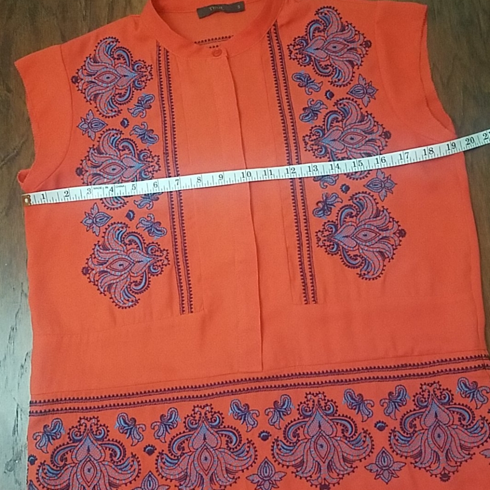 THML Embroidered Top Size Small - Picture 9 of 15
